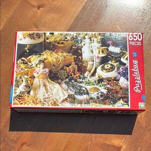 Puzzlebug 650-Piece Jigsaw Puzzle Vintage Jewelry Factory Sealed